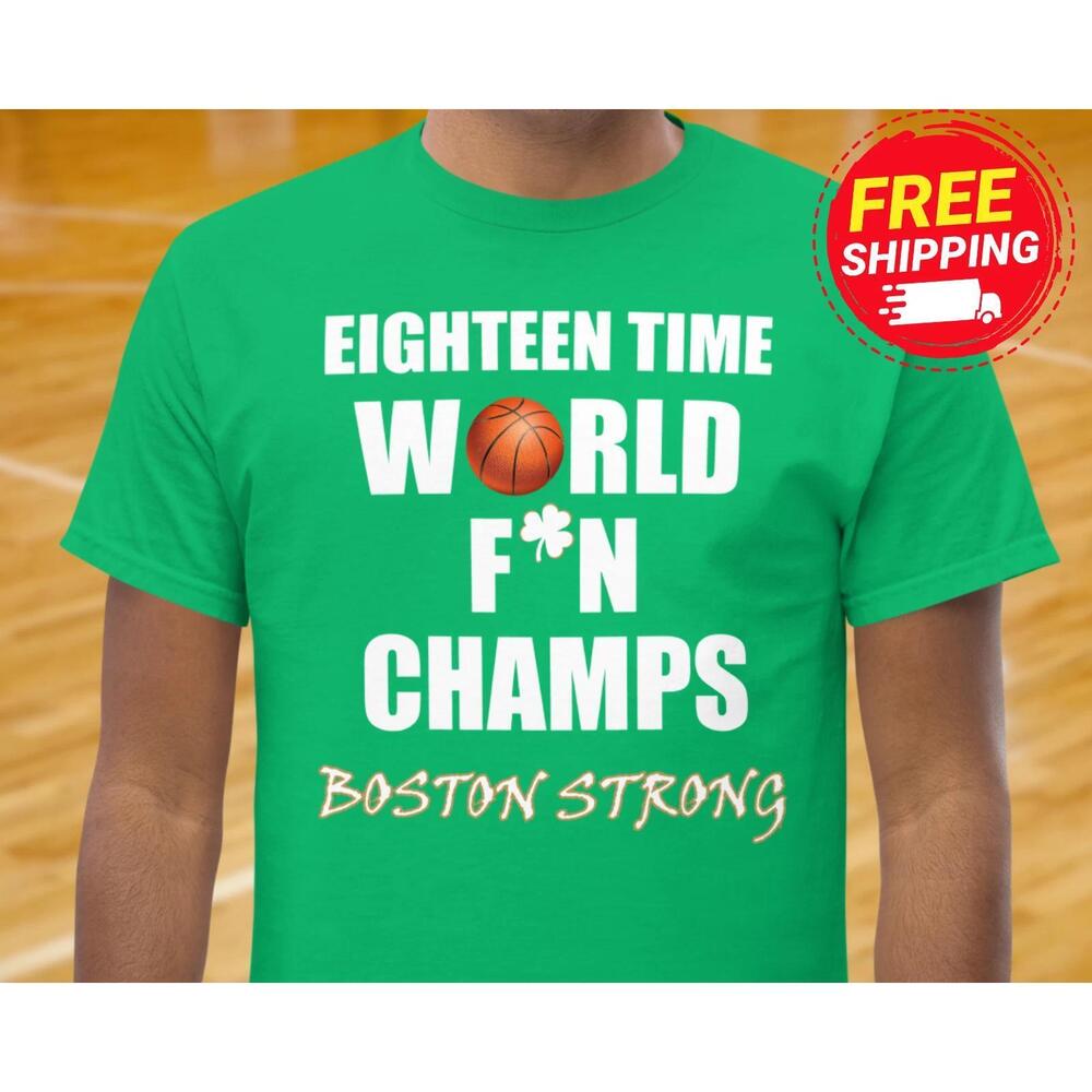 Boston World Champions Shirt For Celtics Fan  World Champions Basketball